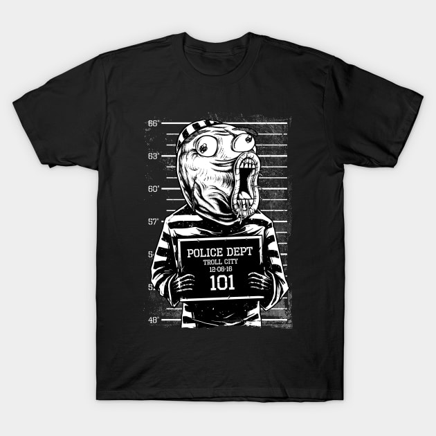 LOL Mugshot T-Shirt by quilimo